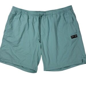 Rhone Retro‎ Session Shorts Mens XXL Blue Athletic Stretch Running Lounge 8 Inch